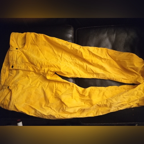 Black and Yellow Robin Jeans 40 x 32 - Picture 2 of 3